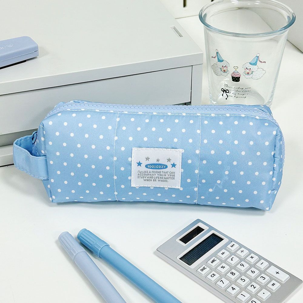 Portable Fabric Pen Case With Large Capacity For Students And Office Use