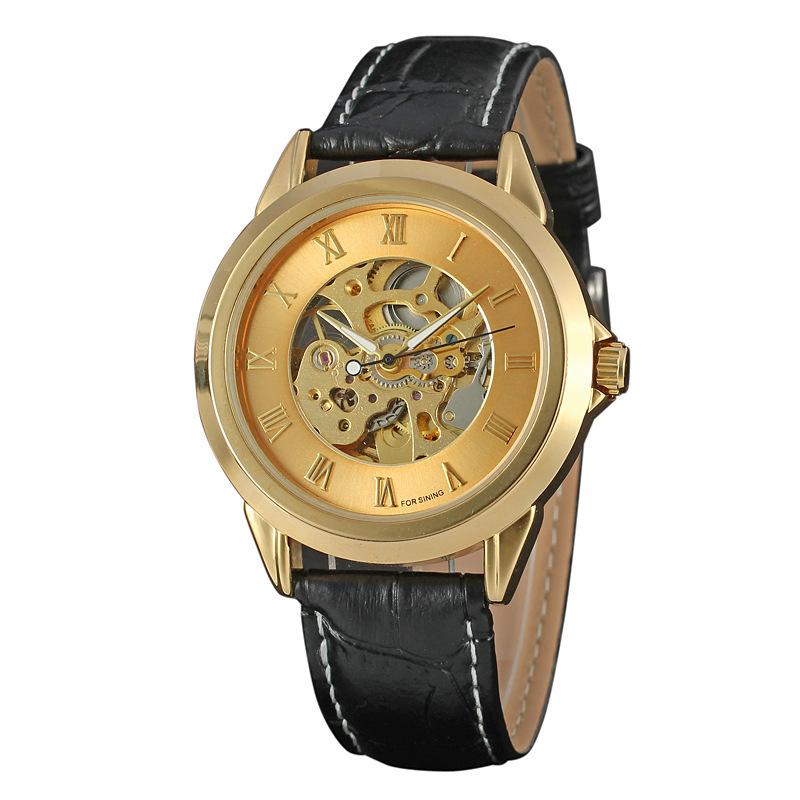 Forsining Men Fashion and Leisure Hollow Automatic Mechanical Watch