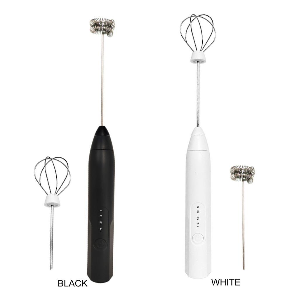 Plastic Stainless Steel Milk Frother 3 Speeds Drink Mixer Durable Electric Whisk Frother  Kitchen