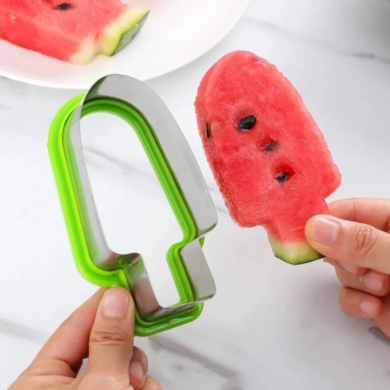 Creative Stainless Steel Watermelon Slicer Popsicle Shaped SlicerWatermelon Ice Cream Mold