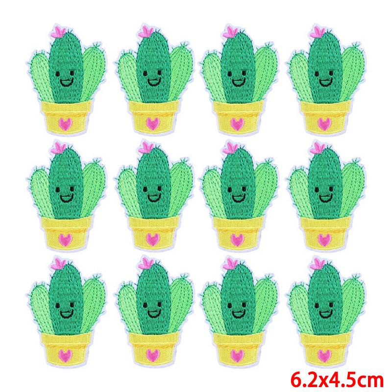 10 Pcs/lot Wholesale Embroidery Patch Iron On Patches For Clothing Patches On Clothes Jackets Decor Applique Sew Supplies