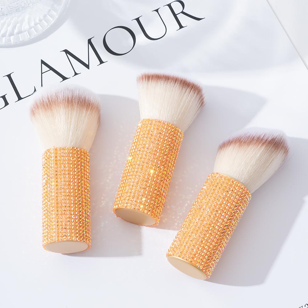 New Diamond Blush Brush Soft Hair Mushroom Head Makeup Brush Highlight Setting Powder Then Carry Loose Powder Foundation Brush