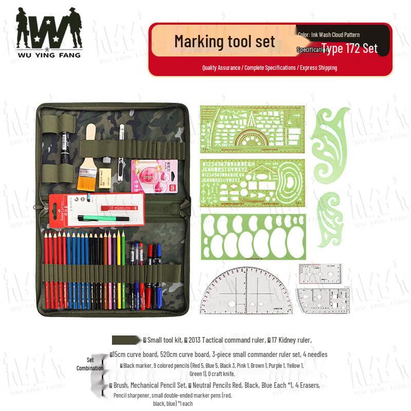 Wuyingfang Tactical Mapping  Command Ruler Tool Kit