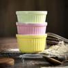 4Pcs Oven Safe Ramekins for Baking Colorful Condiment Dish Souffle Cups  Souffle