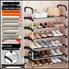 Slim Multi-Tier Shoe Rack for Entryway or Dorm