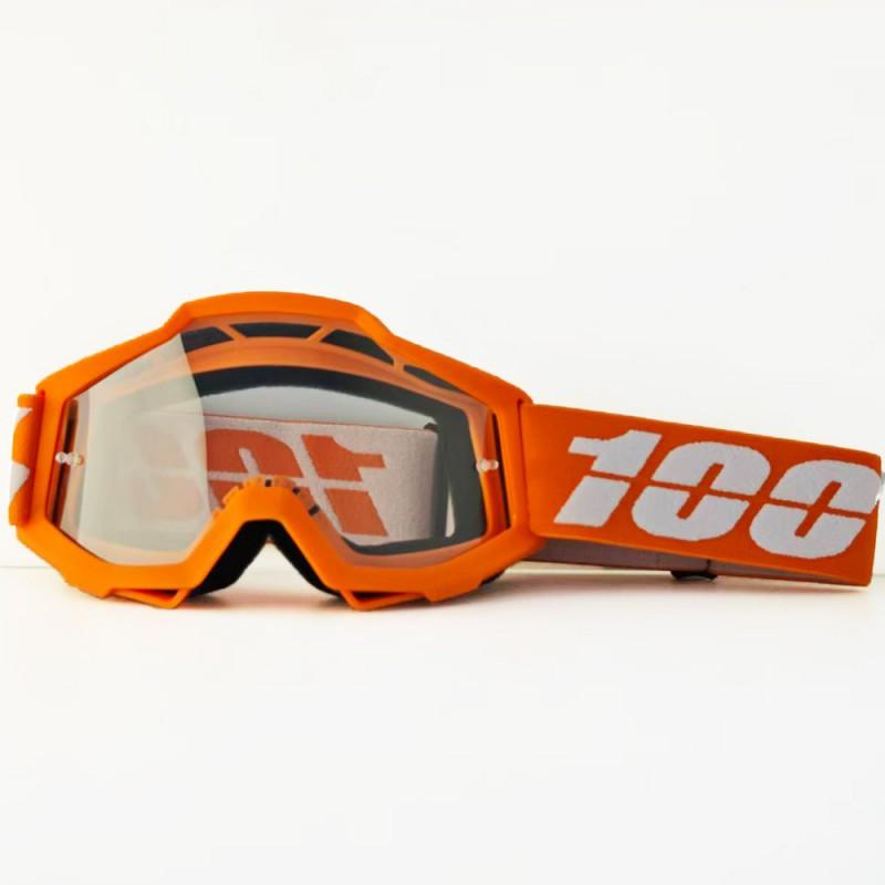 Motorrad Fahrbrille Winddicht Sportbrille Vollrahmen PC-Linse Austauschbar Unisex Fahrradbrille