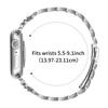 Replacement Strap for Apple Watch Series 11 10 42mm/9 8 7 41mm/SE3 SE2 SE 6 5 4 40mm/3 2 1 38mm Butterfly Rhinestones Decor Silver Watch Band