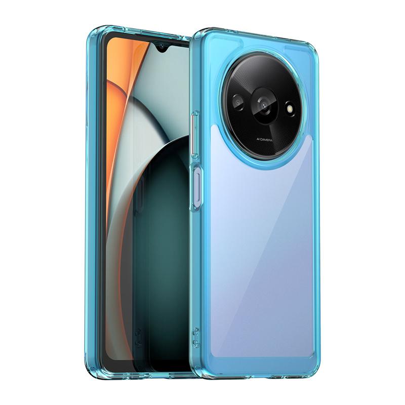 Transparent Colorful TPU Case for Xiaomi Redmi A3 13C 12C 11A 10C Redmi 12 5G Protective Clear Shockproof Full Protection Cover