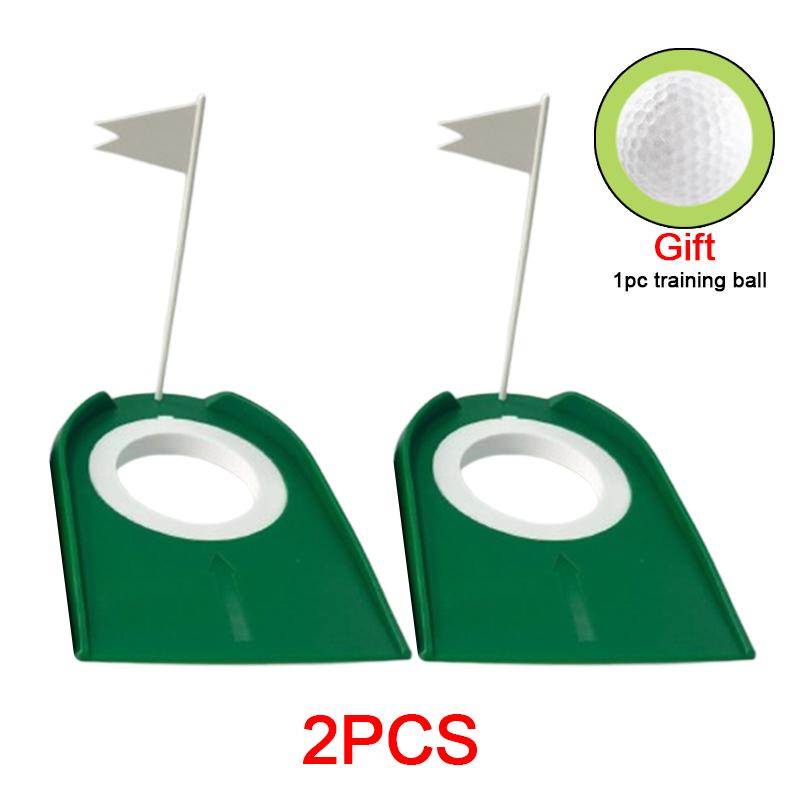 Home Yard Outdoor Golf Training Aid Golf Putting Trainer for Indoor with Hole Flag Putter Green Practice Aid Adjustable Hole