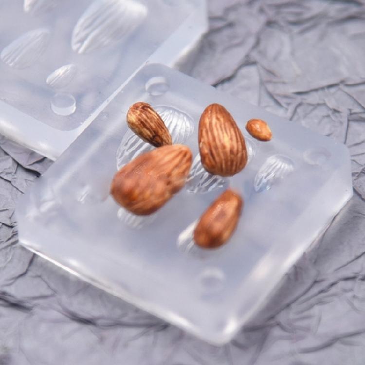 Epoxy Apricot Kernel Ornament Mold Silicone Crafts Mold for Home Decoration