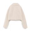 Women's Fleece Warm Lapel Short Long-sleeved Jacket
