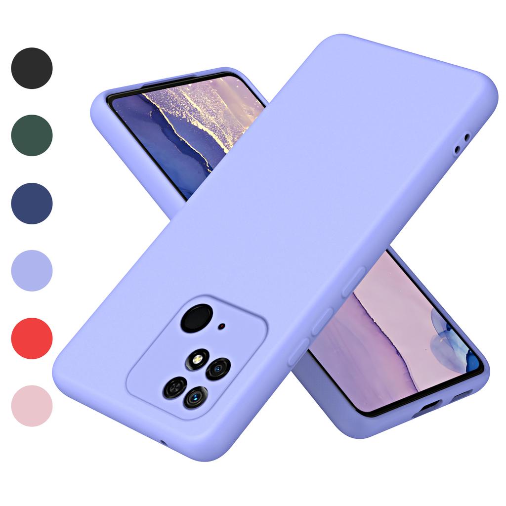 Liquid Silicone Case For Xiaomi Redmi 10C Fundas Luxury Soft Shockproof Phone Cover Redmi 10C Case