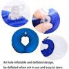 Pvc Pet Protective Inflatable  Collar With Adjustable Magic Stickers Soft Skin-friendly Warm Anti-bite Pet Recovery Collar