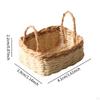 1/12 Dollhouse Accessory Storage Basket for DIY Kitchen Decor
