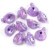 10pcs Christmas Hat Acrylic Beads Plated Color Loose Bead For DIY Jewelry Making Bracelet Necklace Keychain Christmas Decoration