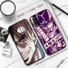 JW59 One Piece Anime Black Soft Case for Samsung Note 20 Lite S24 Ultra S23 A03 A05 A06 A11 A71 A15 A16 A13 A24 A25 A33 A52 A53 A50 M55 M35 Plus
