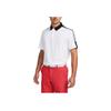 Under Armour Playoff 3.0 Letter Print Golf Short Sleeve Polo Men Polo White 1383153-100