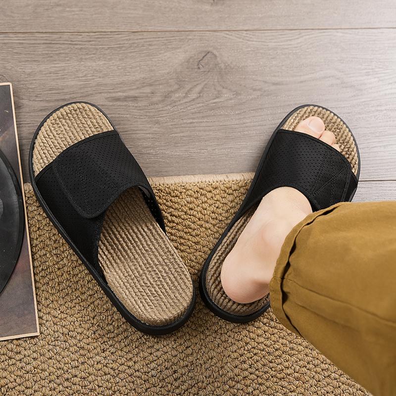 Summer Men Sandals Beach Slippers Fashion Outdoor Slippers Casual Beach Water Sports Shoes Breathable Hollow Flip Flops Cheap Male Aqua Sneaker