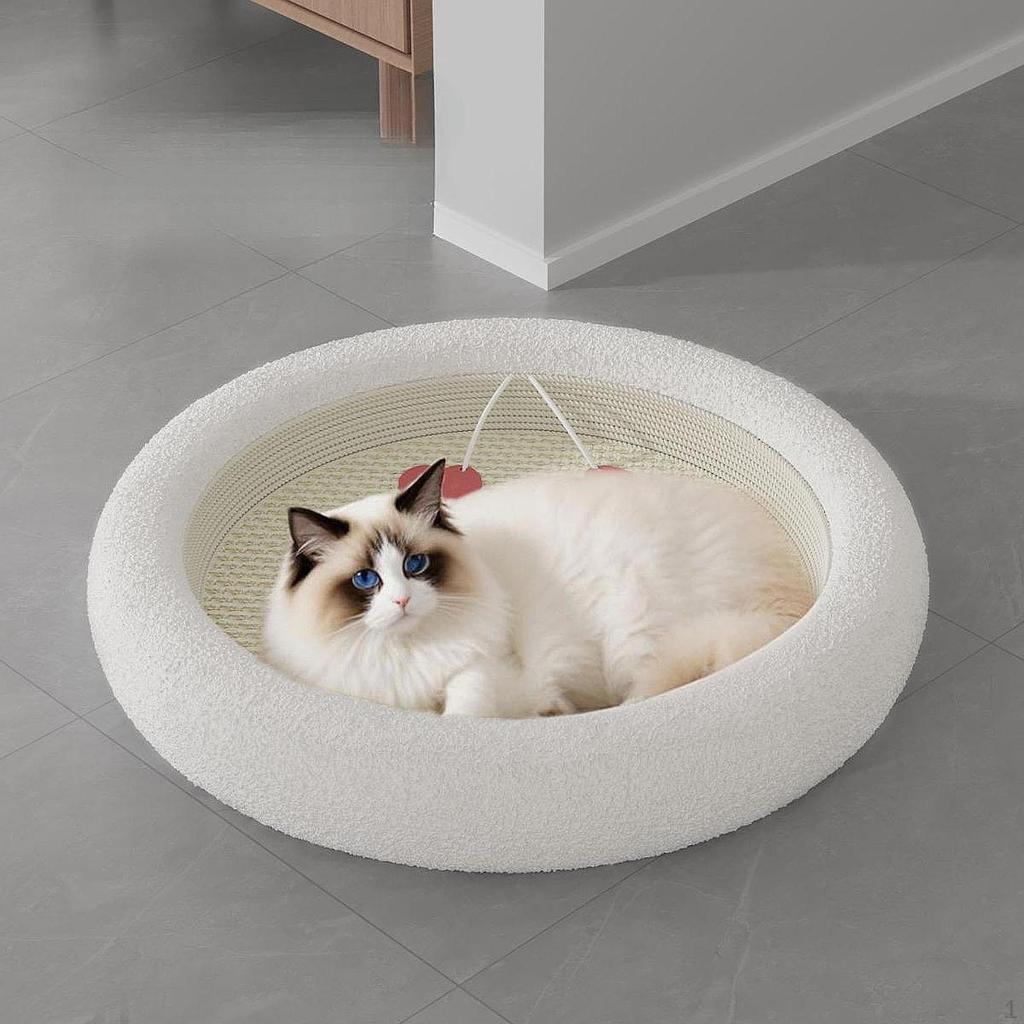 Cat Scratching Board Bed Furniture Protector Toy for Indoor Cats Grind Claws Multifunctional