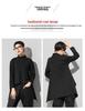 European & American Trendy Women's Slimming Long-Back Shirt - Autumn/Winter Versatile Style