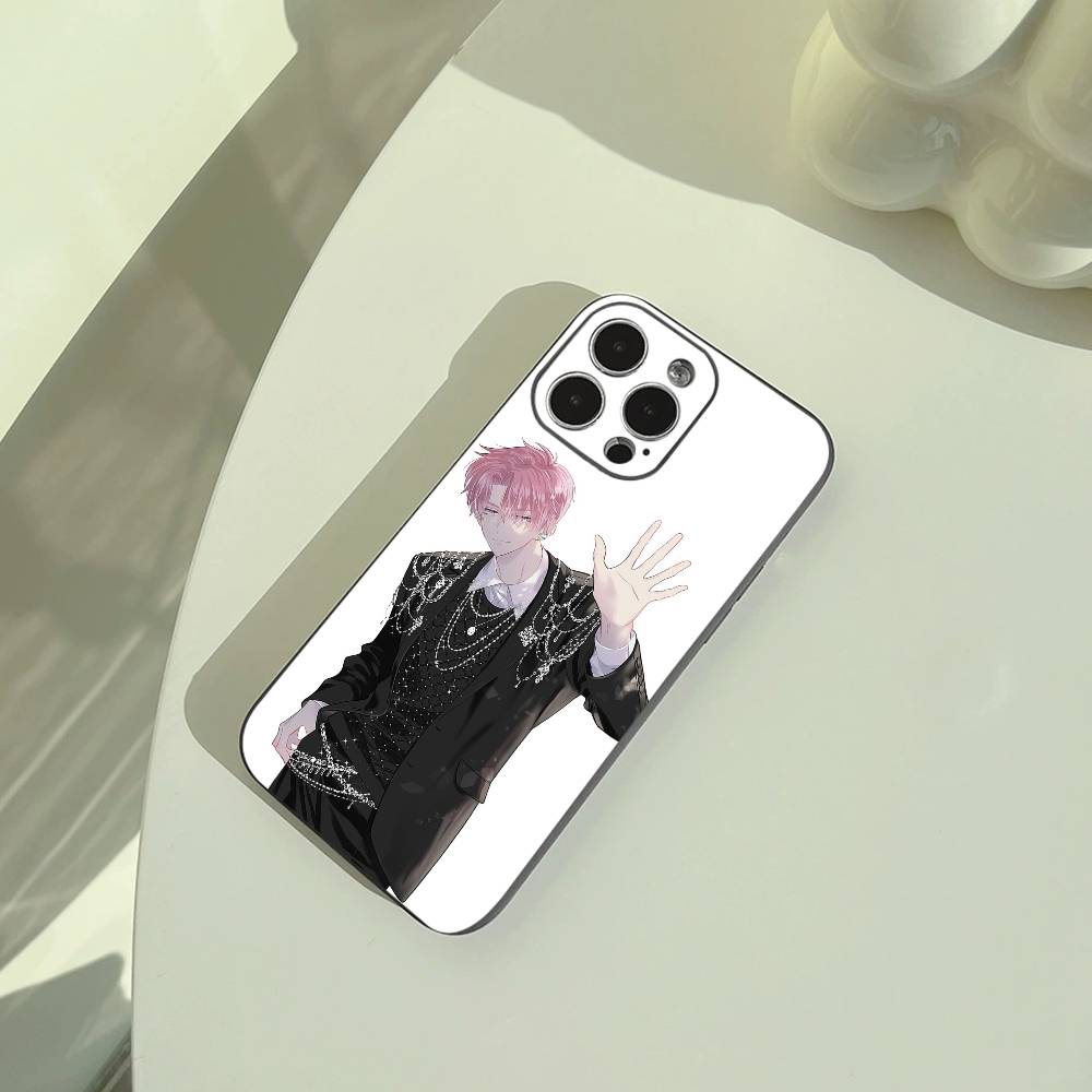 F-Fukuhara Tamon Anime Portrait Phone Case For iPhone 17,16,15,14,13,12,11 Pro Max, Lightweight and Practical Soft Black Cover