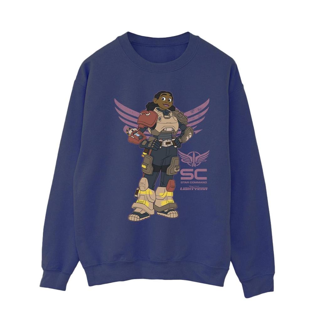 Disney Womens/Ladies Lightyear Izzy Star Command Sweatshirt