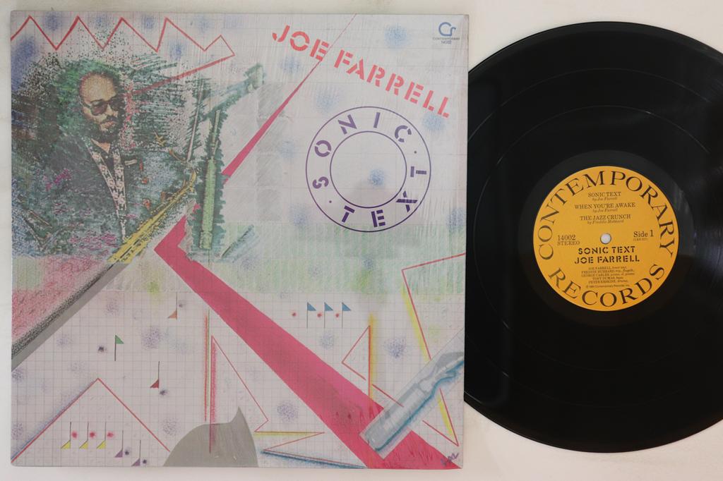 LP Record JOE FARRELL  Sonic Text 14002 CONTEMPORARY 1981 US Jazz Used