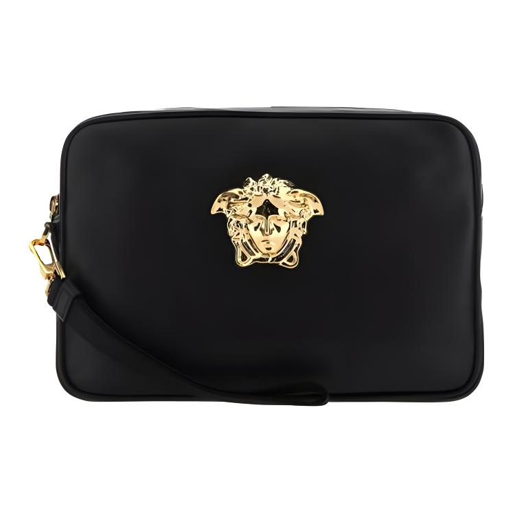 

Versace Fashion Simple Leather Clutch Men Clutch Black DP88507-DVT8ME-1B00V Basic Set (Bag+Dust Bag)