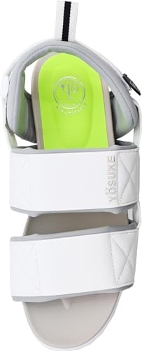 Yosuke Women's White Combination Sandals, Size 24.0 Cm, 2810134