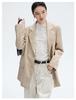 Spring 2026 Chinese-Style Lace Jacquard High Neck Knit Pullover T-Shirt