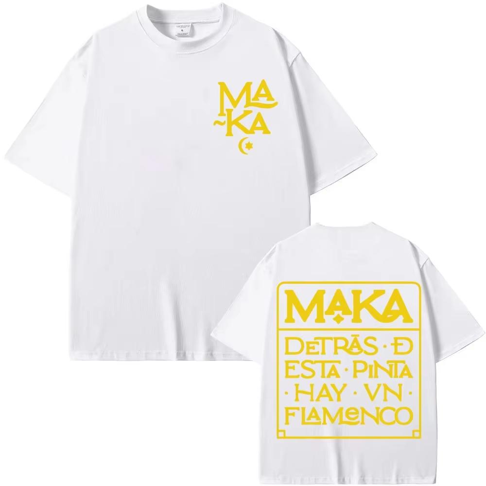 Rapper Maka Detras Desta Pinta Hay Vn Flamenco Graphic Print T Shirts Men Women Fashion Casual pure Cotton Short Sleeve Top