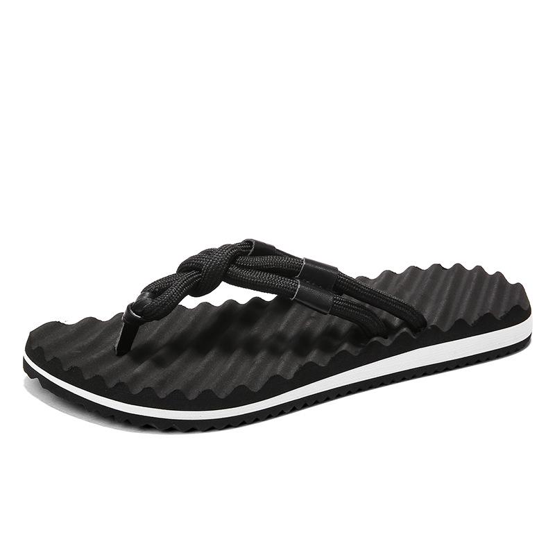 Flip-flops men's summer trend new outdoor casual outer wear pinch feet beach non-slip wear-resistant cool slippers men