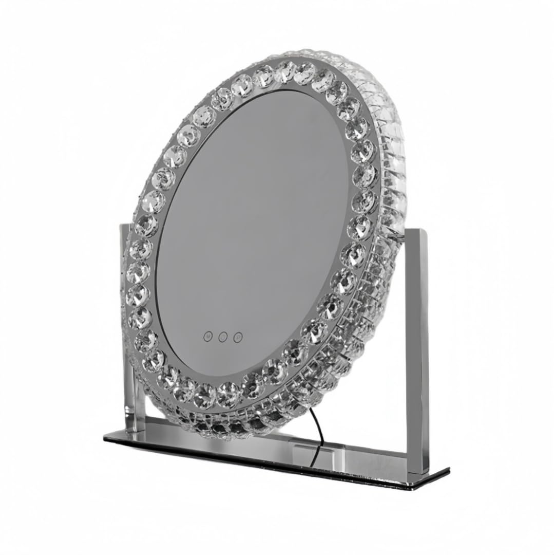 

Tonain Actress Hollywood Mirror with K5 Crystal Tabletop or Japanese Instruction Manual Included Stepless Adjustable Angle and Smart LED Beauty Makeup