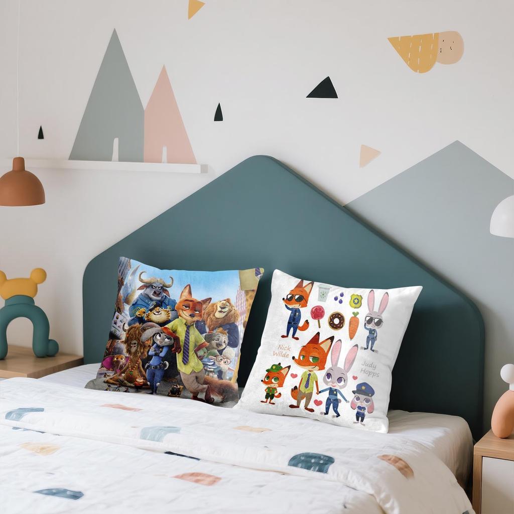 Printed Pillowcase Square Pillowcase Sofa Pillowcase No Core Comfortable Pillowcase