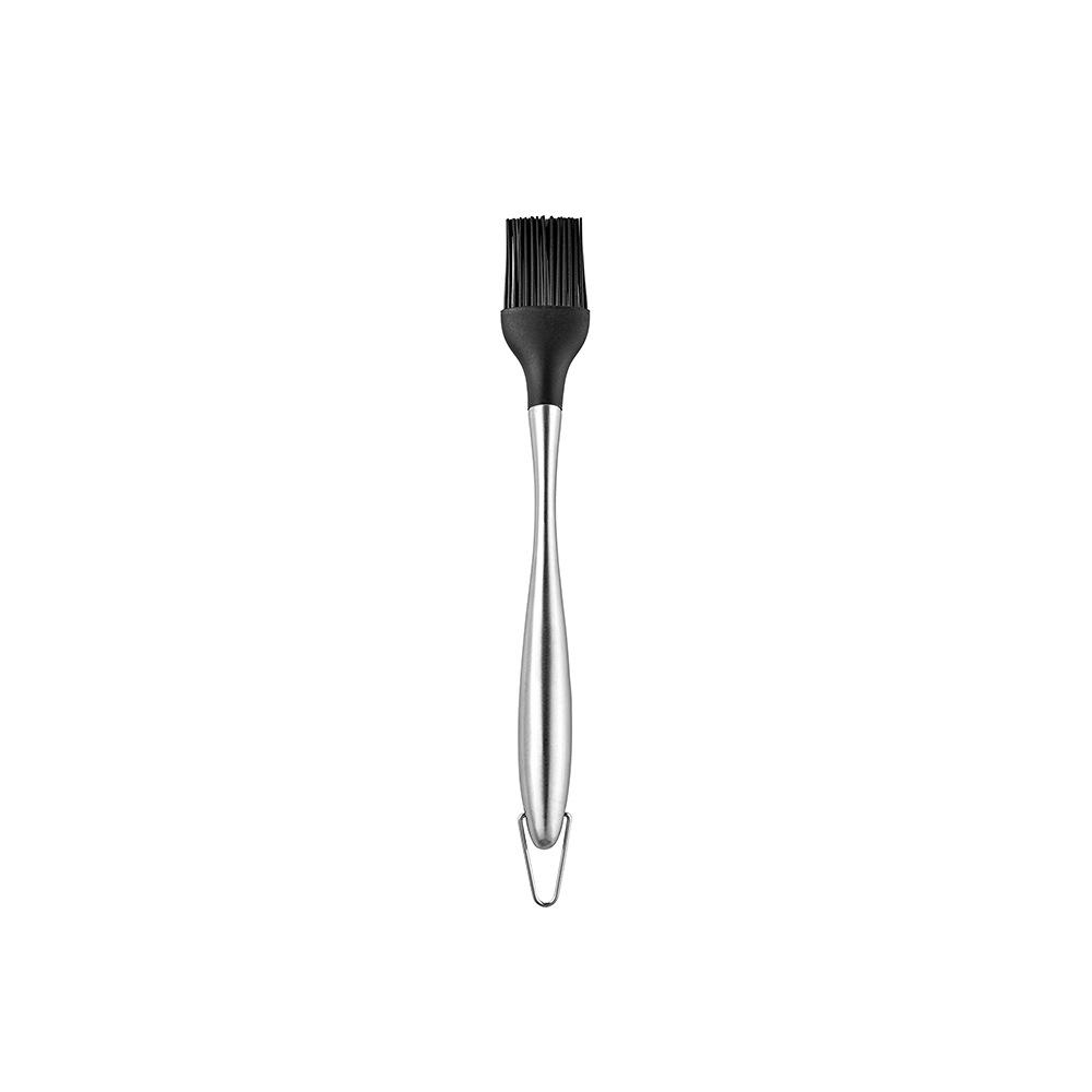12-Piece Stainless Steel & Silicone Kitchen Utensil Set with Storage Bucket: Spatula, Spoon, Whisk Set