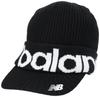 New Balance Golf Adīta cepure ar nagu Unisex FR (Zīmola logotips) / / 012-4287018 010_Melns