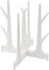 Marna Polypropylene Bottle Drainer Stand Foldable Drainer for Water Bottles X X (Slim) - (Approx. W18.8 H19.8 D3.1cm)