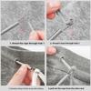 String Threading Wonder: Spring Eye Threading Tool, Elastic Band, Waistband, Webbing Assistant, Spring Eye Threading Tool, Can Be Bent