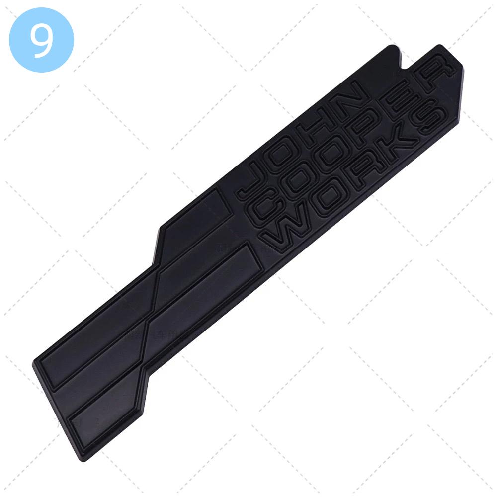 3D Metal NEW JCW Front Grille Badge Rear Trunk Emblem Sticker For MI-NI Cooper S R59 R60 R56 R58 F56 Countryman Clubman