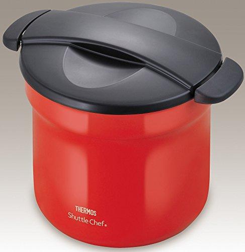 Thermos Vacuum Insulated Cooker Shuttle Chef 4.3L [4-6 servings] Tomato KBF-4501 TOM