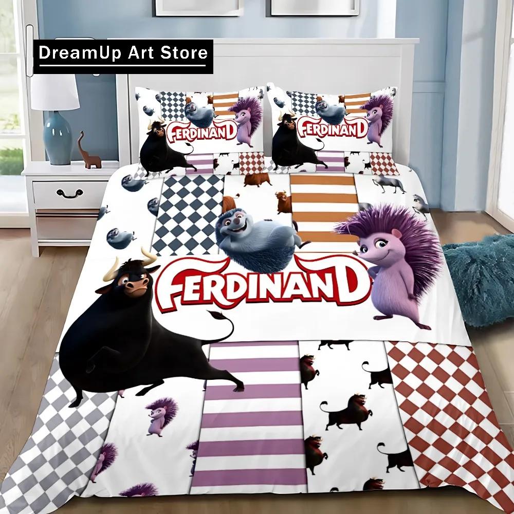 Cute Animal F-Ferdinand Printed Bedding Set Boys Girls Twin Queen King Size Duvet Cover Pillowcase Bed boys Adult Birthday Gifs