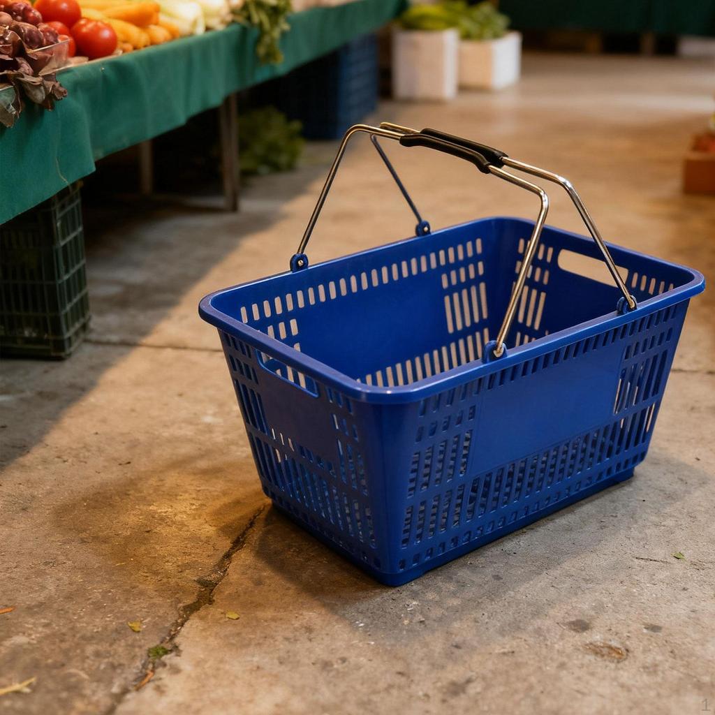 Einkaufskorb Aufbewahrungshalter Stabil mit Griff für Kosmetik Spielzeug Schlafzimmer