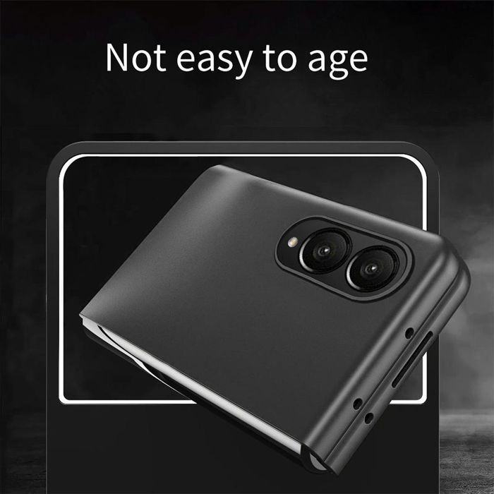 Pouzdro se 2 tvrzenými skly pro Samsung Galaxy Z Fold 8, Pevná ochrana proti poškrábání a nárazům, Černé