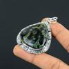 Kambaba Jasper Stone 925 Silver Wife Ethnic Anniversary Bezel Pendant Jewelry