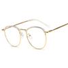 Korean Retro Half-Frame Round Sunglasses for Men & Women