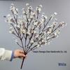 Large Silk Gypsophila Bouquet for Wedding Décor - 5-Prong Branches with Small Flowers