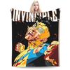 Invincible omniman amazing hero anime Blankets Super Soft Velvet Novelty Gift Throw Blanket Plush Thin Quilt