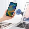 Back Mount Magnetic Phone Holder Plastic Laptop Back Mount New Rotation Stand  Notebook Use