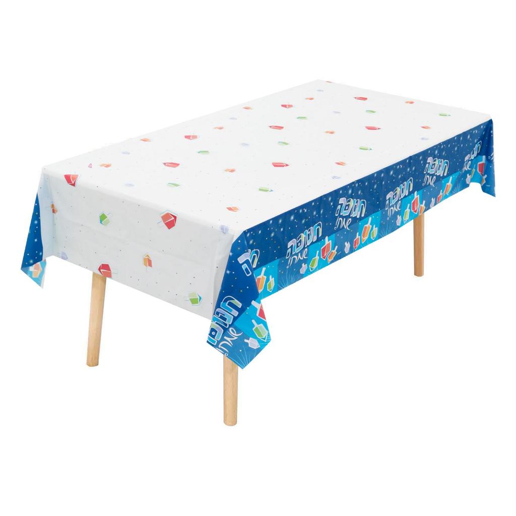 Disposable PEVA Cartoon Balloon Tablecloth - Oil-Proof, Thickened for Birthdays & Kindergarten Parties