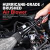 Aluminum Alloy Air Blow Front Exhaust Pneumatic Cleaning New Brush Nozzle Blower  Car Cleaning